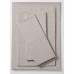Percale Cotton Sheet Set by Homestyles in Dove (Size TWIN)