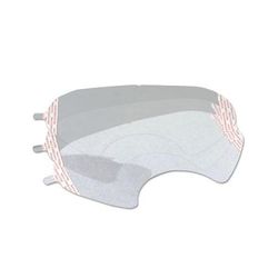 3M Ultimate FX Full Facepiece Respirator Part & Accessory, Lens Cover, White (142-FF-400-15)