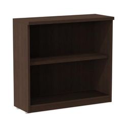 Alera VA633032ES Valencia Series Bookcase, Two-Shelf, 31 3/4w x 14d x 29 1/2h, Espresso ALEVA633032ES