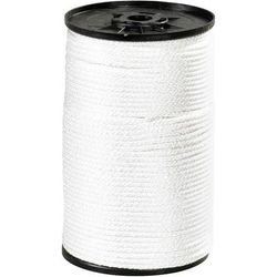 3/8", 2,300 lb, White Solid Braided Nylon Rope (TWR121)