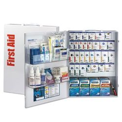 First Aid Only 90732 ANSI 2015 SmartCompliance General Business First Aid Kit for 150 People, 925 Pieces, Metal Case FAO90732