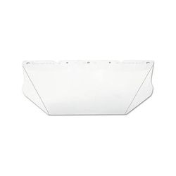 MSA V-Gard Accessory System General Purpose Visor, Anti-Fog, Anti-Scratch, Clear, 17 in L x 8 in H (454-10115839)