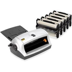 Scotch™ LS960VAD 8.5Â” Heat-Free Laminator with 5 DL961 Cartridges, 8.5" Max Document Width, 9.2 mil Max Document Thickness - Set of 5