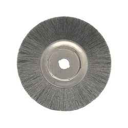 Weiler Narrow Face Crimped Wire Wheel, 12 in D, .006 Steel, 1 1/4 in Arbor (804-01299)