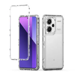 3 in 1 Rugged Armor Shockproof Case For Xiaomi Redmi Note 13 Pro 4G 13Pro Plus 5G Hard Plastic Frame