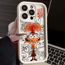 Cute Disneys Insides Out 2 Phone Case For Google Pixel 9 8 7 8A 7A Pro XL 4G 5G Soft Silicone TPU Back Cover