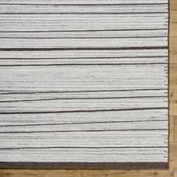 Cliona 5' x 7'6" Cottage Wool Ivory/Taupe/Charcoal Area Rug - Boutique Rugs