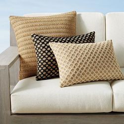 Bodhi Indoor/Outdoor Pillow Cover - 13" x 20" Lumbar Ivory - Frontgate