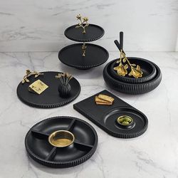 Onyx Wood Serveware Collection - Charcuterie Picks - Frontgate