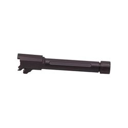 True Precision Pistol Barrel 9MM Fits P365 Fuse DLC Finish Black Threaded Barrel 1/2x28 Thread Pitch TP-P365FB-XTBC