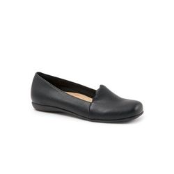 Extra Wide Width Women's Sage Loafer by Trotters in Black (Size 10 WW)