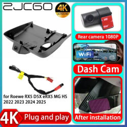 UHD 4K 2160P Plug and Play DVR Dash Cam UHD Video Recorder for Roewe RX5 D5X eRX5 MG HS 2022 2023 2024 2025