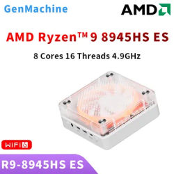 Genmachine 8945HS ES 6900HX 6900HX ES R7 6800H ES Mini PC Windows 11 Ryzen WiFi 6 Gaming PC DDR5 4800Mhz Diy Gaming Computer