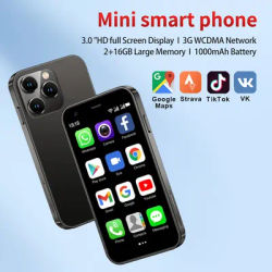 SERVO 15SE Small Smartphone Dual SIM 3G WCDMA GPS WIFI Portable 3.0"Display Android 8.1 System TYPE-C Mini Mobile Phone 2GB+16GB