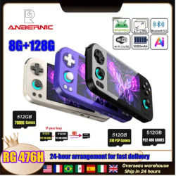 ANBERNIC RG476H Retro Handheld Game Video Player Console 4.7-inch LTPS In-Cell Bluetooth 8G+128G Android 13 512G PSP PS2 RG 476H