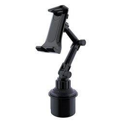 TEMU 360° Adjustable Car Cup Holder Mount For Tablets & Phones - Fit, Abs,