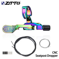 ZTTO MTB Bicycle Dropper Seat Post Lever Height Adjustable Suspension Seatpost Remote Controller Shifter Style Shift Cable Wire
