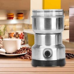TEMU Coffee Grinding Blender Electric Coffee Grinder 220v Beans Spice Nut Grinder Household Bean Nut Matte Grinding Blender