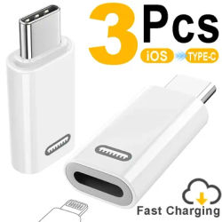 IOS To USB C Fast Charging Adaptador Lightnning To Type C Adapter USB C Data Transfer Converter for