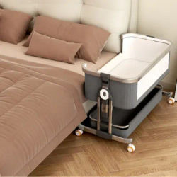 0-2 years old crib Removable portable baby bassinet adjustable height foldable multi-functional new child splice queen bed
