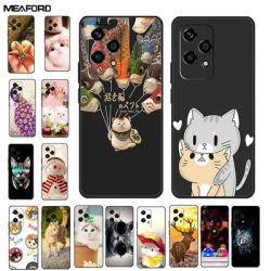 For Honor 200 Lite Cases Animals Soft TPU Painted Cat Phone Case Back Cover For Huawei Honor 200