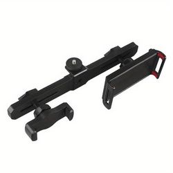 TEMU Dual-clip Universal Phone/camera Holder, Abs Material, Adjustable , Multi-angle, For Live Streaming & Video Recording, With Tripod Accessory