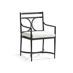 Set of 2 Angelina Dining Chair Cushion - Dining Arm Chairs, Standard, Natural - Frontgate