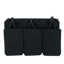 Haley Strategic Partners Thorax Incog Triple Rifle Magazine Placard Fits 3 Rifle Magazines Black TPC-IC-TRMP-MP2-1-3-BLK