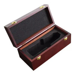 Wood Mic Storage Box Portable Multifunctional Storage Microphone Carrying Case Wireless Mic Protective Box Handheld Mic Case