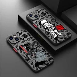 Star W-Wars Cute Case For Apple iPhone 11 15 14 13 12 Pro 7 XR X XS Max 8 Plus 6 6S SE 2022 15Pro