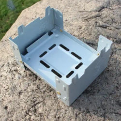 Portable Solid Fuel Stove, Collapsible Stove Alcohol Oven Burner Thickened Solid Alcohol Fuel Folding Stove Mini Camping Stove