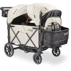 Larktale Caravan Quad (4 Seater) Stroller Wagon - Newport Taupe