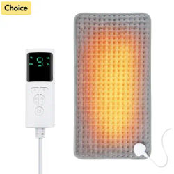 Couverture chauffante électrique 58x29CM, tapis chauffant Portable pour l'hiver, pour la maison, lit, canapé, coussin chauffant, pour les pieds et les mains