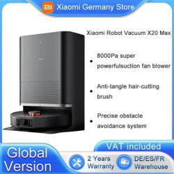 Versione globale Xiaomi Robot Vacuum X20 Max controllo vocale raccolta automatica della polvere