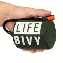 TEMU Outdoor Survival Sleeping Bag Sleeping Bag - Used As Outdoor Sleeping Bag, Emergency Blanket With Polyester Film