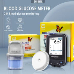 [Exp:2025.06.30] Blood Glucose Meter Tester Official 24h Freestyle Libre Sensor Scanner Sanguis Finger Free Sugar Testing