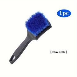 TEMU 1pc Car Tire Brush, Hard Bristle Carpet Cleaning Brush, Floor Mat Scrub Brush, Detail Brush, Floor Tile Cleaning Brush