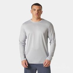 Helly Hansen Men's Tech Crew Long Sleeve 2.0 Grey L
