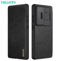 Nillkin QIN Pro-Étui à rabat en cuir pour Samsung Galaxy S25 Ultra / S25+ Plus / S25, couverture de livre, caméra market, poche pour carte