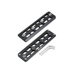 Leofoto GSP-140 M-LOK QR Plates - Arca Black GSP-140