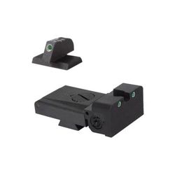 USED Kensight TRT 1911 Sight Set Trijicon Tritium Insert Night Sight w/ Rounded Blade & 0.200in Front Sight Black 960-253 EDEMO1 Condition Fair