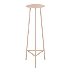 Tavolo per piante in metallo rosa chiaro alt.120