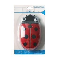 TEMU Cartoon Ladybug Magnetic Pencil Holder And Eraser -one, Abs Material, Multi- Desk Organizer, With Magnetic Pen Tray For Teachers, Home, And Classroom Chalk Storage Box