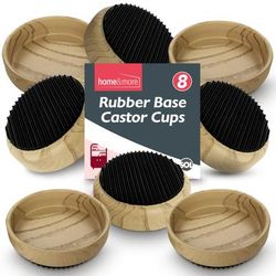 TEMU 8 Rubber Base Cups Non Slip Wooden Floor Sofa Chair Furniture Protectors