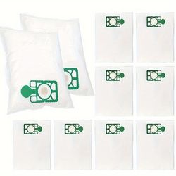 TEMU 10-pack High- Microfiber Dust Bags Compatible With Numatic Cleaners - Nvm-1ch, Hvr200m-22, David, Rucksack Homecare, - And Strong Filtering Bags