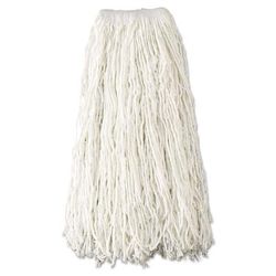 Rubbermaid FGV41800WH00 Economy Cut-End Rayon Mop Head, 24oz, 1" Band, White, 12/Carton - Case of 12