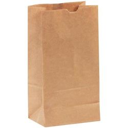 6 x 3 5/8 x 11" Kraft Hardware Bags, Case Of 400 (BGH125K)