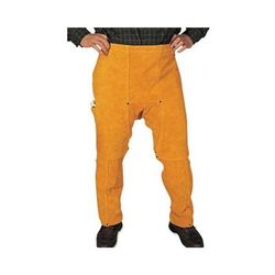 Best Welds Chaps, 40 in, Leather, Golden Brown (902-Q-13)