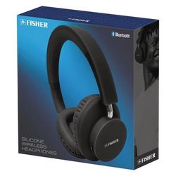 Fisher FBHP480K Silicone Wireless Headphones, Black