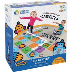 Learning Resources LER2835 Activity Set, Let's Go Code, 10"Wx11-1/10"Lx6-1/10"H, Multi